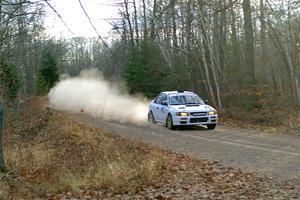 Jack Nelson / Isaac Zink Subaru Impreza on SS2.