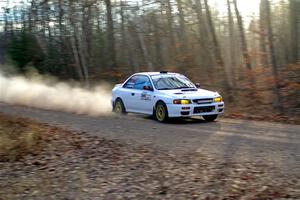 Jack Nelson / Isaac Zink Subaru Impreza on SS2.