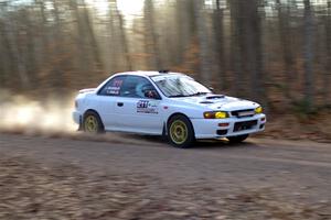 Jack Nelson / Isaac Zink Subaru Impreza on SS2.