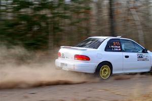 Jack Nelson / Isaac Zink Subaru Impreza on SS2.