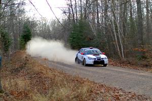 Jason Cook / Maggie Tu Subaru WRX on SS2.