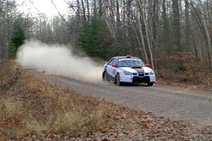 Jason Cook / Maggie Tu Subaru WRX on SS2.