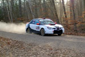 Jason Cook / Maggie Tu Subaru WRX on SS2.