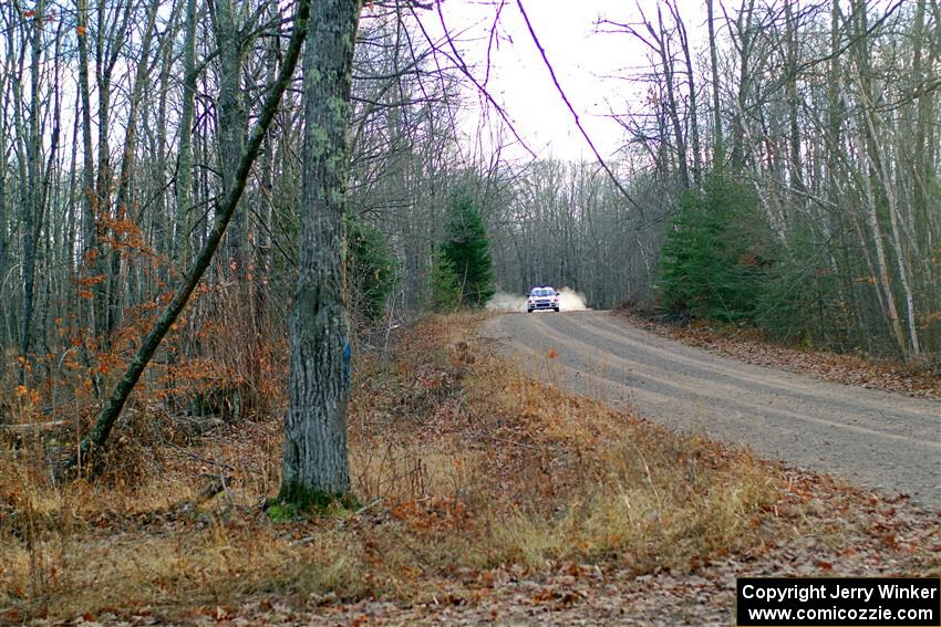 Jack Nelson / Isaac Zink Subaru Impreza on SS2.