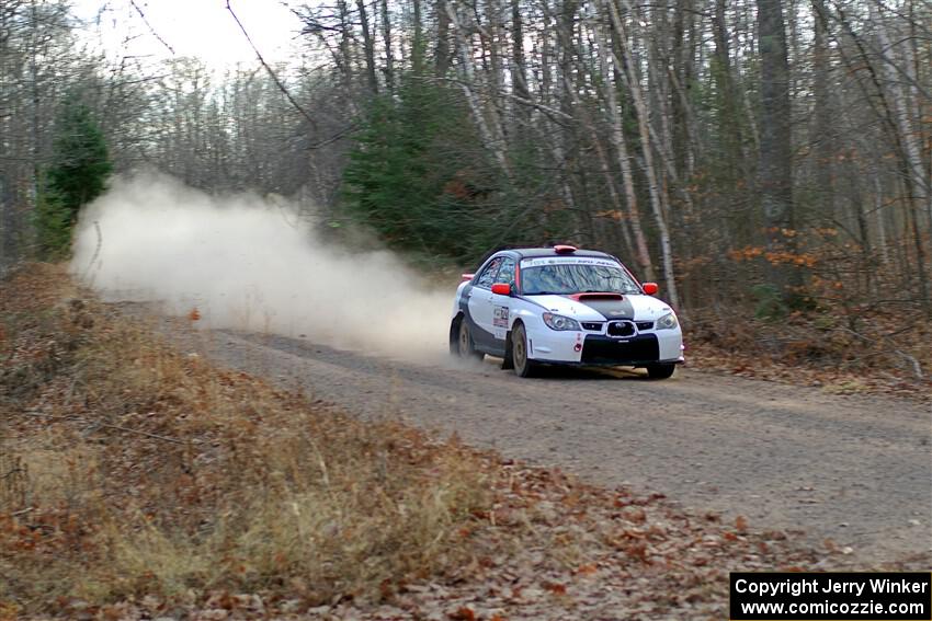 Jason Cook / Maggie Tu Subaru WRX on SS2.