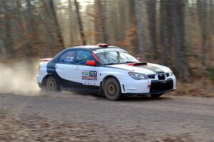 Jason Cook / Maggie Tu Subaru WRX on SS2.