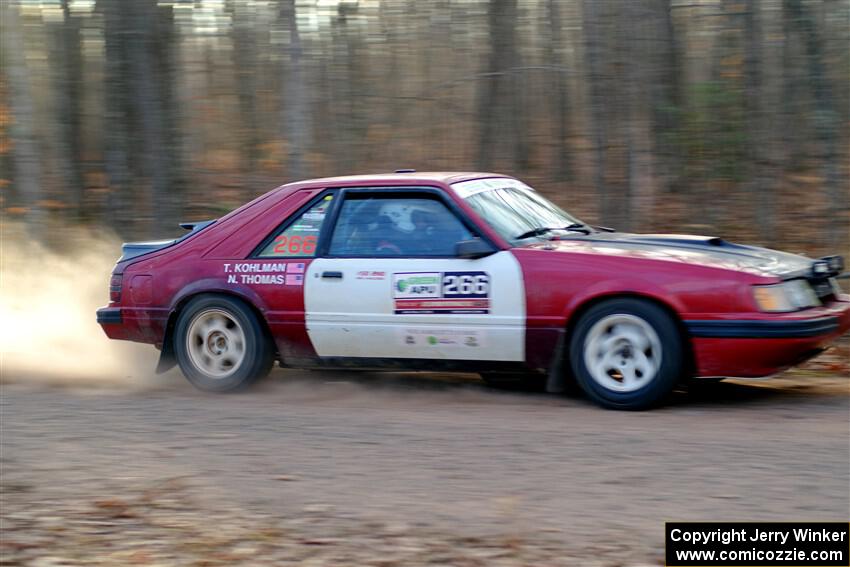 Neil CarlinSchauer / Tim Kohlmann Ford Mustang SVO on SS2.