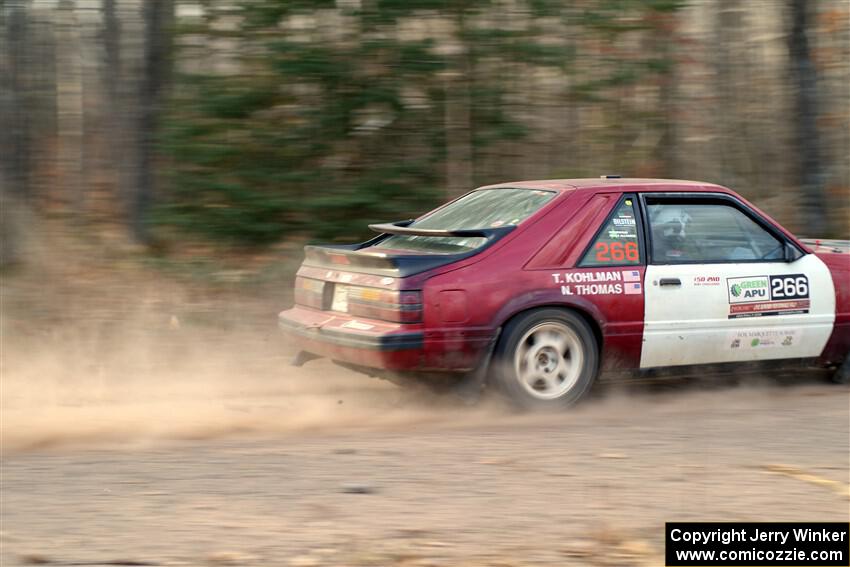 Neil CarlinSchauer / Tim Kohlmann Ford Mustang SVO on SS2.