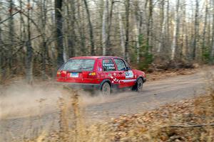 Nino Ortega / Peyton Goldenstein VW GTI on SS2.