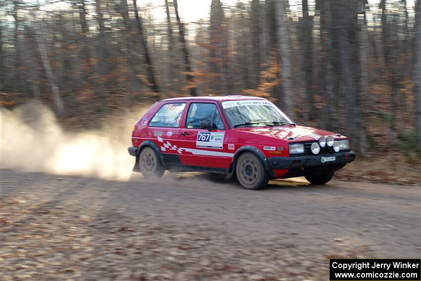 Nino Ortega / Peyton Goldenstein VW GTI on SS2.