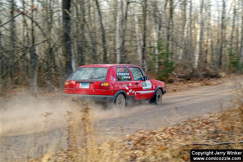 Nino Ortega / Peyton Goldenstein VW GTI on SS2.