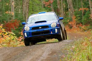 Jimmy Pelizzari / Kate Stevens Subaru WRX on SS9, Al's Playground I.