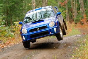 Jimmy Pelizzari / Kate Stevens Subaru WRX on SS9, Al's Playground I.