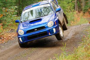 Jimmy Pelizzari / Kate Stevens Subaru WRX on SS9, Al's Playground I.