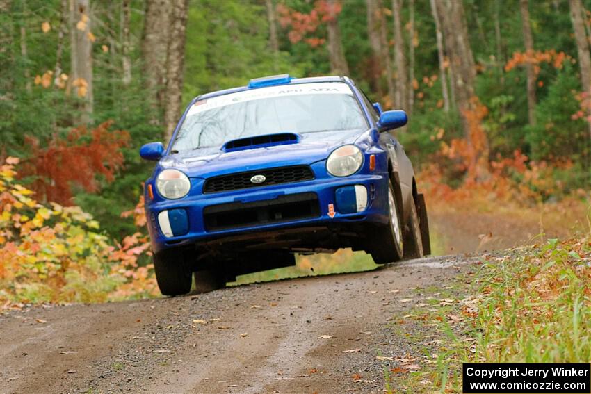 Jimmy Pelizzari / Kate Stevens Subaru WRX on SS9, Al's Playground I.