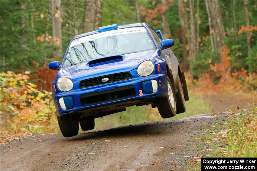 Jimmy Pelizzari / Kate Stevens Subaru WRX on SS9, Al's Playground I.