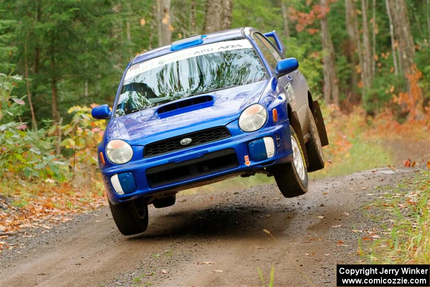 Jimmy Pelizzari / Kate Stevens Subaru WRX on SS9, Al's Playground I.