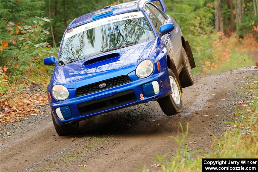 Jimmy Pelizzari / Kate Stevens Subaru WRX on SS9, Al's Playground I.