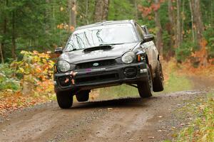 John Farrow / Michael Farrow Subaru WRX on SS9, Al's Playground I.