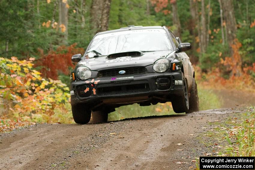 John Farrow / Michael Farrow Subaru WRX on SS9, Al's Playground I.