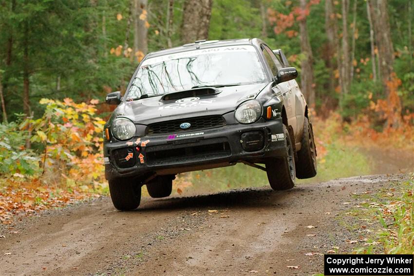 John Farrow / Michael Farrow Subaru WRX on SS9, Al's Playground I.