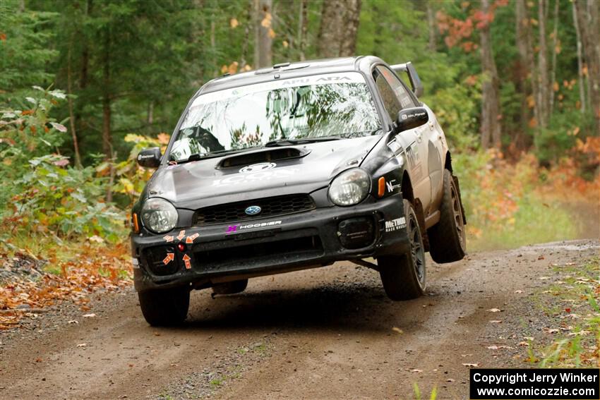 John Farrow / Michael Farrow Subaru WRX on SS9, Al's Playground I.