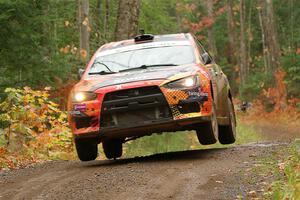 Sumit Panjabi / Michelle Rogers Mitsubishi Lancer Evo X on SS9, Al's Playground I.