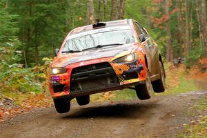 Sumit Panjabi / Michelle Rogers Mitsubishi Lancer Evo X on SS9, Al's Playground I.