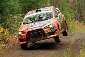 Sumit Panjabi / Michelle Rogers Mitsubishi Lancer Evo X on SS9, Al's Playground I.