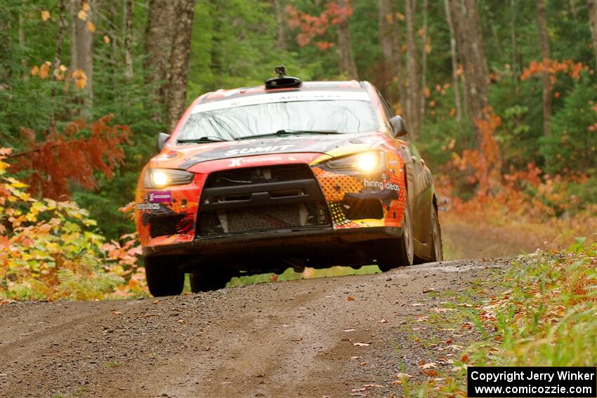 Sumit Panjabi / Michelle Rogers Mitsubishi Lancer Evo X on SS9, Al's Playground I.