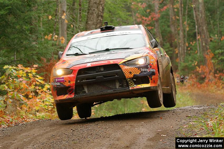 Sumit Panjabi / Michelle Rogers Mitsubishi Lancer Evo X on SS9, Al's Playground I.