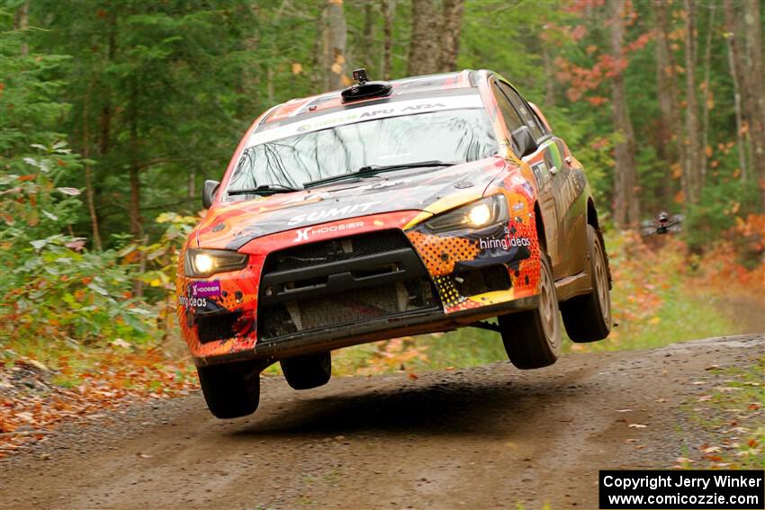 Sumit Panjabi / Michelle Rogers Mitsubishi Lancer Evo X on SS9, Al's Playground I.