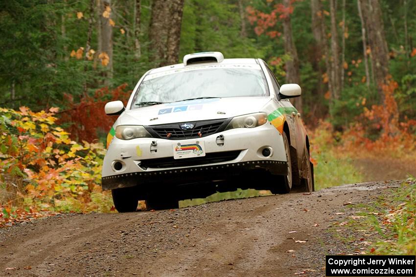 Sam Jacques / Trevor LaCombe Subaru Impreza on SS9, Al's Playground I.