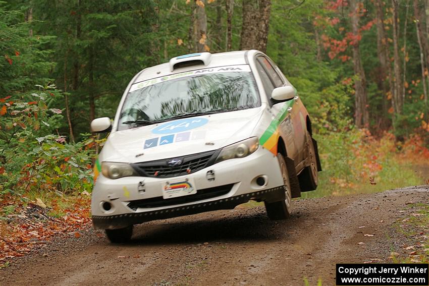 Sam Jacques / Trevor LaCombe Subaru Impreza on SS9, Al's Playground I.