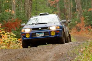 Corey Morris / Josh Nykanen Subaru Impreza on SS9, Al's Playground I.