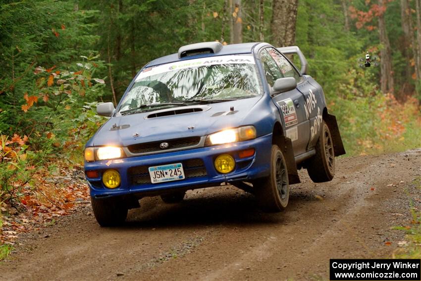 Corey Morris / Josh Nykanen Subaru Impreza on SS9, Al's Playground I.