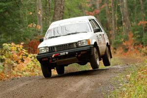 Steven Olona / Lauren Olona Toyota Tercel RWD on SS9, Al's Playground I.