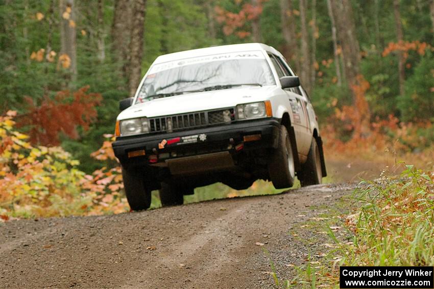 Steven Olona / Lauren Olona Toyota Tercel RWD on SS9, Al's Playground I.