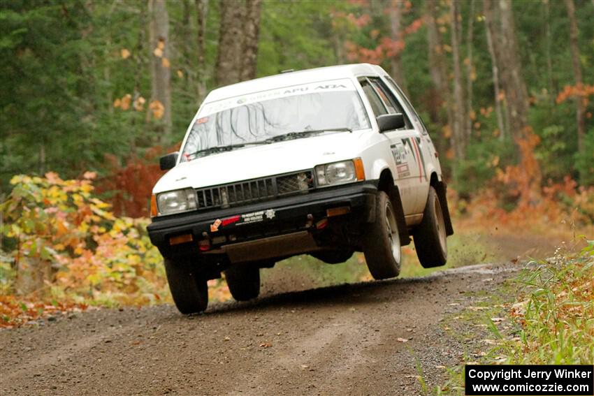 Steven Olona / Lauren Olona Toyota Tercel RWD on SS9, Al's Playground I.