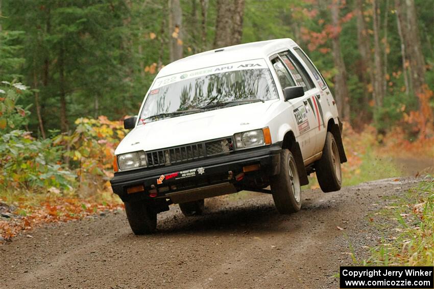 Steven Olona / Lauren Olona Toyota Tercel RWD on SS9, Al's Playground I.