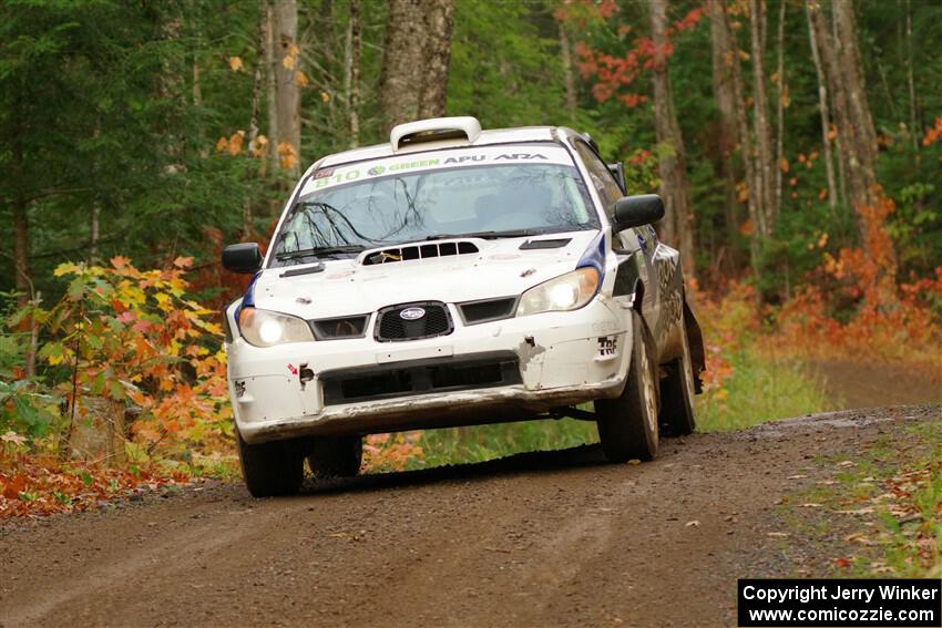 Brad Hayosh / Keegan Helwig Subaru WRX STi on SS9, Al's Playground I.