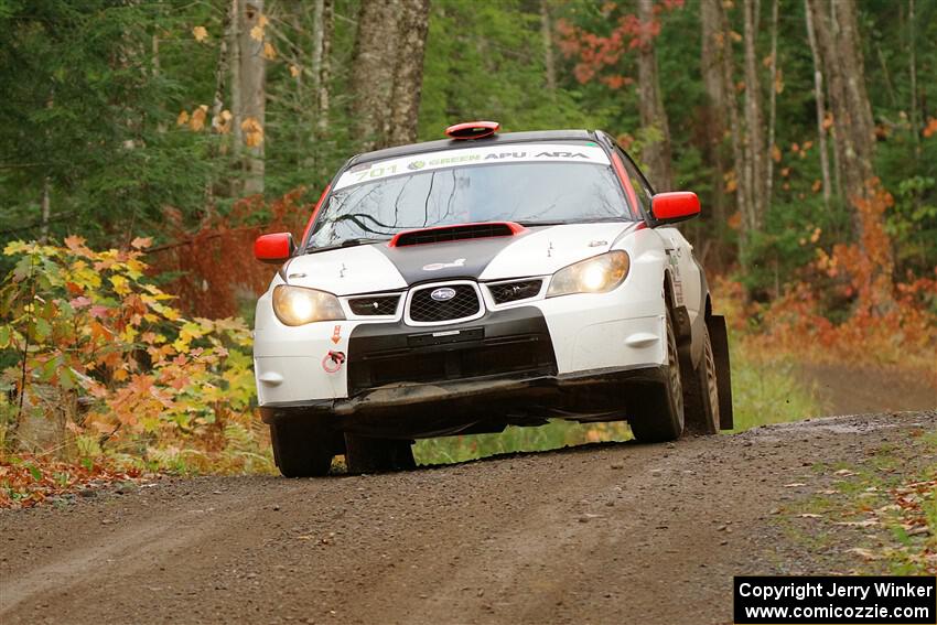 Jason Cook / Maggie Tu Subaru WRX on SS9, Al's Playground I.