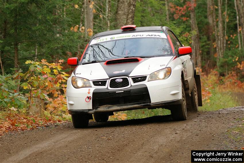 Jason Cook / Maggie Tu Subaru WRX on SS9, Al's Playground I.