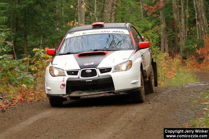 Jason Cook / Maggie Tu Subaru WRX on SS9, Al's Playground I.