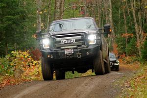 A Ford F-150 pickup sweeps SS9, Al's Playground I.