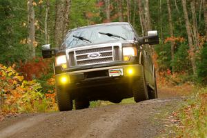 A Ford F-150 pickup sweeps SS9, Al's Playground I.