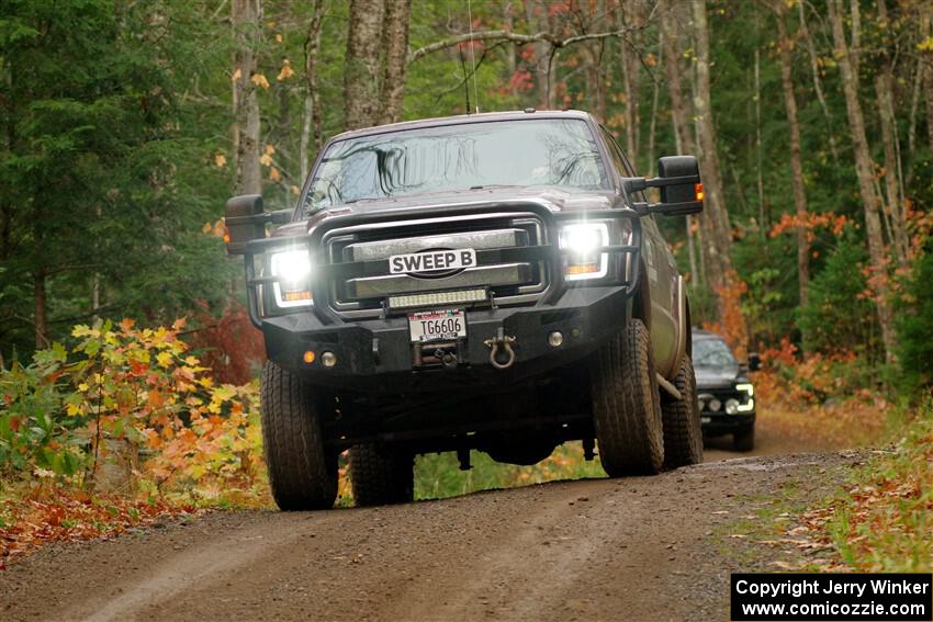 A Ford F-150 pickup sweeps SS9, Al's Playground I.