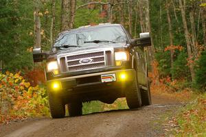 A Ford F-150 pickup sweeps SS9, Al's Playground I.