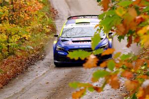 Brandon Semenuk / Keaton Williams Subaru WRX ARA24 on SS13, Trouble.