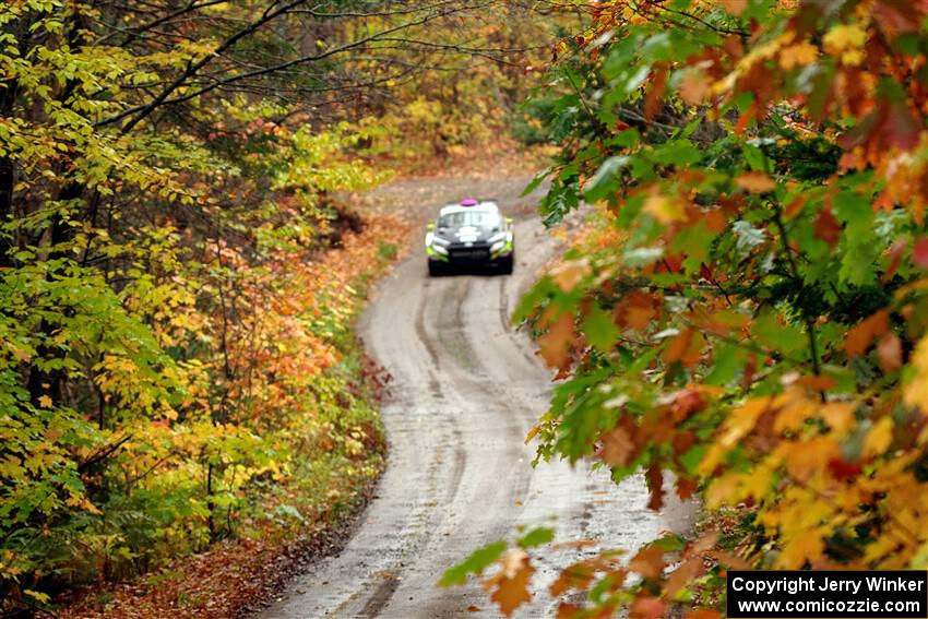 Patrick Gruszka / Florian Barral Hyundai i20 R5 on SS13, Trouble.